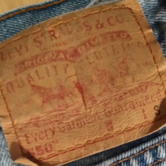 Vintage Levi's 550 Relaxed Tapered Denim Blue Jeans - Picture 2 of 9